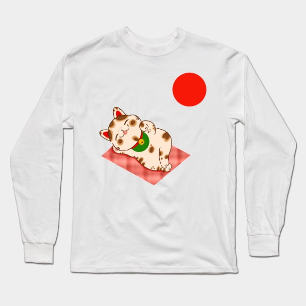 Toasted Mochi Neko Long Sleeve T-Shirt by Fluffymafi